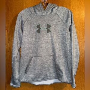 Teal under armour hoodie